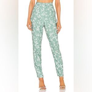 Keepsake from Revolve Watcher Highrise Tailored Pant in Sage Floral - Sz XXS NWT